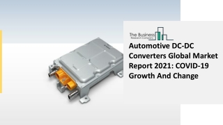 2021 Automotive DC-DC Converters Market Share, Restraints, Segments And Regions
