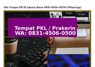 Info Info tempat pkl di jakarta barat tempat pkl di cilacap, tempat pkl di cilacap tempat pkl manajemen di jogja, tempat