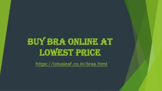 Buy bra online at lowest price