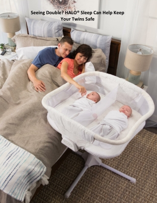 Seeing Double? HALO® Sleep Can Help Keep Your Twins Safe