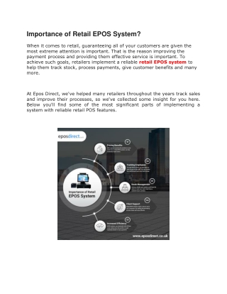 Importance of Retail EPOS System?