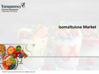 Isomaltulose Market