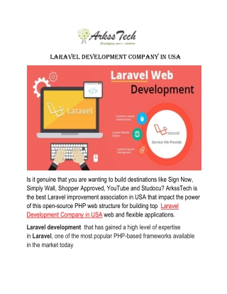 Laravel Development Company in USA