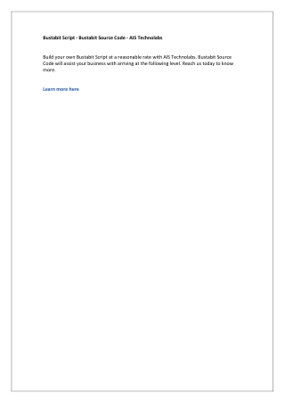 Bustabit Script - Bustabit Source Code - AIS Technolabs