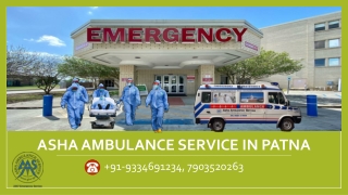 On-call 24/7 hour road ambulance service Patna | ASHA