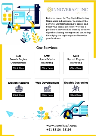 Top Digital Marketing Companies in Bangalore