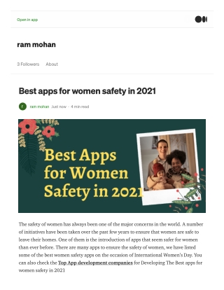 Best apps for women safety in 2021