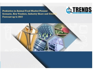 Probiotics in Animal Feed Market Present Scenario, Key Vendors, Industry Share and Growth Forecast up to 2027
