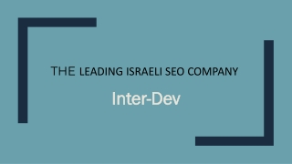 The leading Israeli SEO company