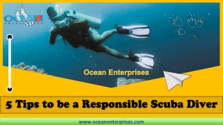 5 Tips to be a Responsible Scuba Diver – Ocean Enterprises