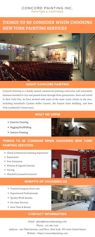 Things to be Consider When Choosing New York Painting Services