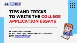 Best College Application Essays Writing Format