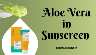 Aloe Vera in Sunscreen Gel for Sun Protection