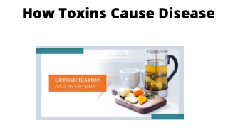 How Toxins Cause Disease