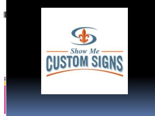 Custom Signs - A Simple Way to Advertise Your Business