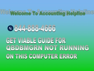 Get viable guide for QBDBMgrN not running on this computer error