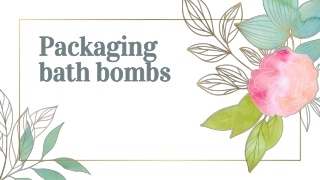Amazing Printed Packaging Bath Bombs Wholesale