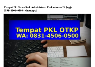 Tempat Prakerin Tkj Di Surabaya 0831 4506 0500[WA]