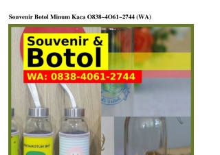 Souvenir Botol Minum Kaca Ö838 4Ö61 2744(WA)