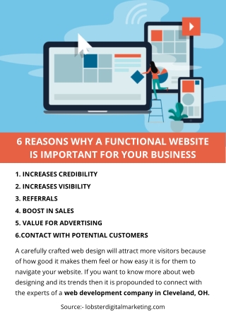 6 REASONS WHY A FUNCTIONAL WEBSITE IS IMPORTANT FOR YOUR BUSINESS