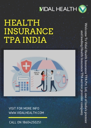 Best Health Insurance Tpa India