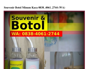 Souvenir Botol Minum Kaca Ô838 4Ô61 2744{WA}