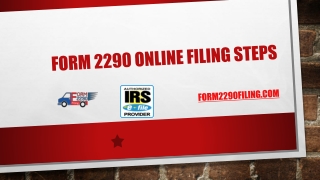 Form 2290 Online |  E-file Form 2290 | IRS HVUT Online