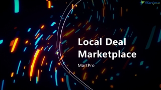 Local Deal Marketplace