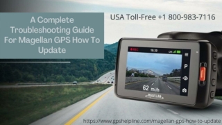 Get help for Magellan GPS How To Update | 18009837116