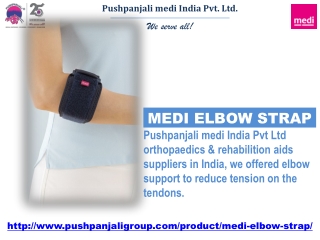 medi elbow support to reduce tension on the tendons | Pushpanjali medi india