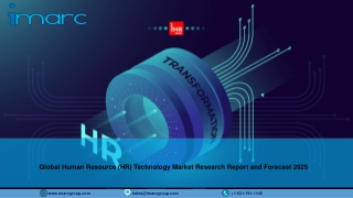 Human Resource (HR) Technology Market Report: Industry Share, Growth, Trends and Forecast Till 2025