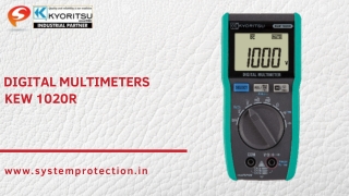 KEW 1020R | Digital Multimeter | System Protection