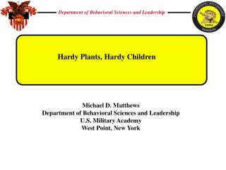 Hardy Plants, Hardy Children