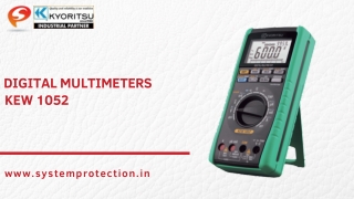 KEW 1052 | Digital Multimeter | System Protection