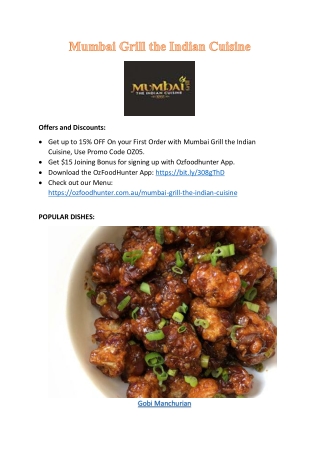 Mumbai Grill the Indian Cuisine