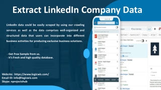 Extract LinkedIn Company Data