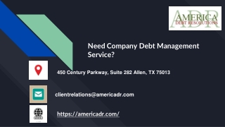 Need Company Debt Management Service?