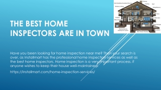 The Best Home Inspectors Are in Town - Installmart