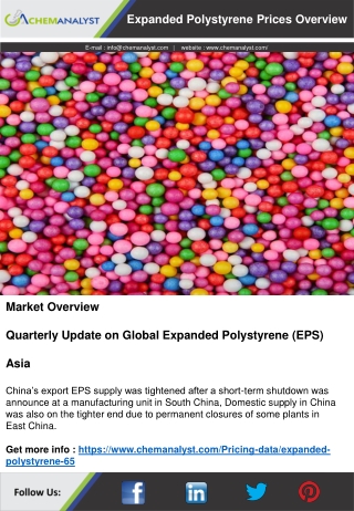 Expanded Polystyrene Prices, News, Database, Trend | ChemAnalyst