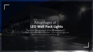 All you require to know about LED Wall Pack Lighting in details.