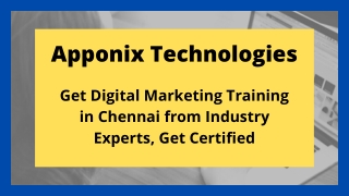 DIGITAL MARKETING TRAINING IN CHENNAI