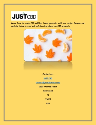 Hemp Gummies | Justcbdstore.com