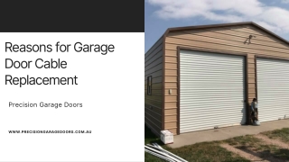 Garage Door Cable Replacement