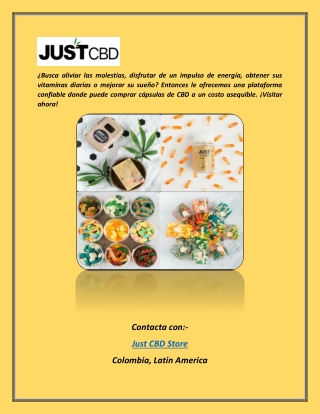 Compre las mejores cápsulas de CBD