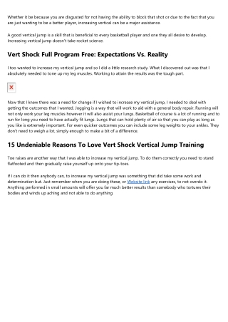 14 Questions You Might Be Afraid To Ask About Vert Shock Free Pdf