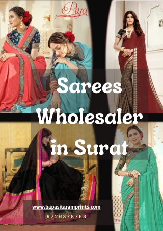 Sarees Wholesaler in Surat