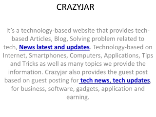 Crazyjar website