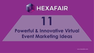 Powerful & Innovative Virtual Event Marketing Ideas