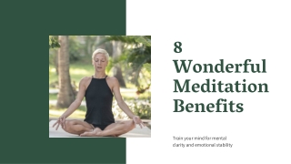 8 Wonderful Meditation Benefits - Yoga Dunia