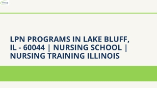 LPN Programs in Lake Bluff, IL – 60044 | Nursing School | Nursing Training Illinois